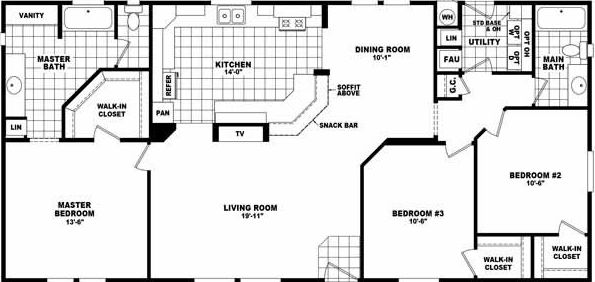 HD2856A Floor Plan