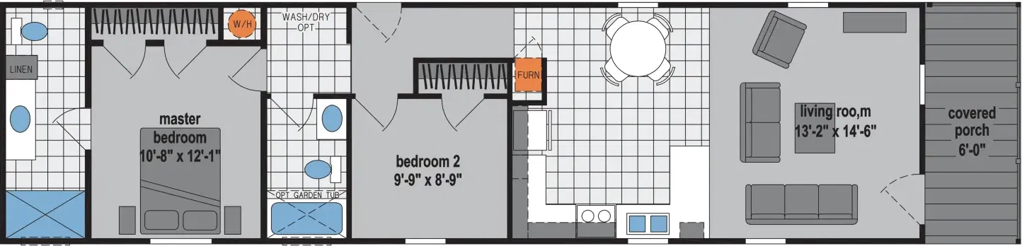 Prairie dune 8761 floor plan home features
