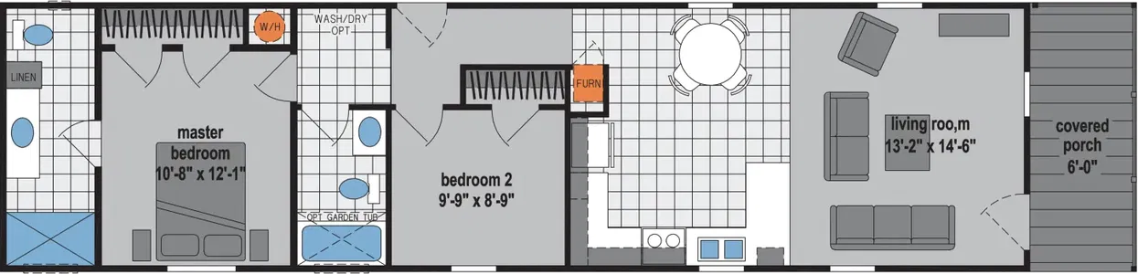 Prairie dune 8761 floor plan home features