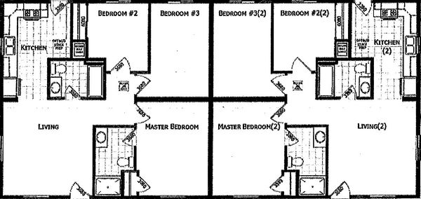 Monterey duplex n-dpx6430 floor plan home features