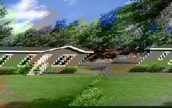 Cm-3523l hero, elevation, and exterior home features