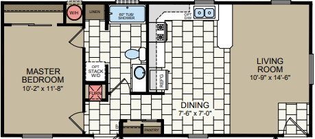 Sunrise SR1840 Floor Plan