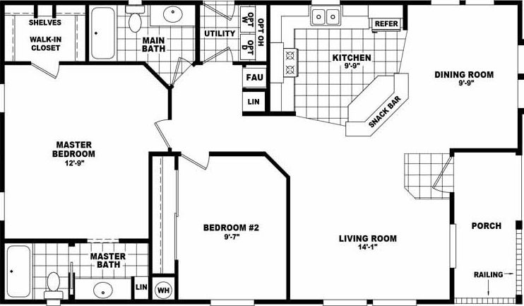 Hd2846a floor plan home features