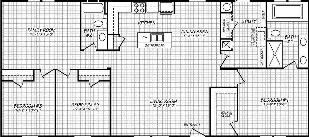 Landmark 28603l floor plan home features