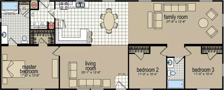 Cm-4663a floor plan home features