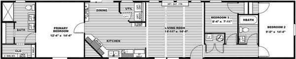 Anniversary entertainer floor plan home features