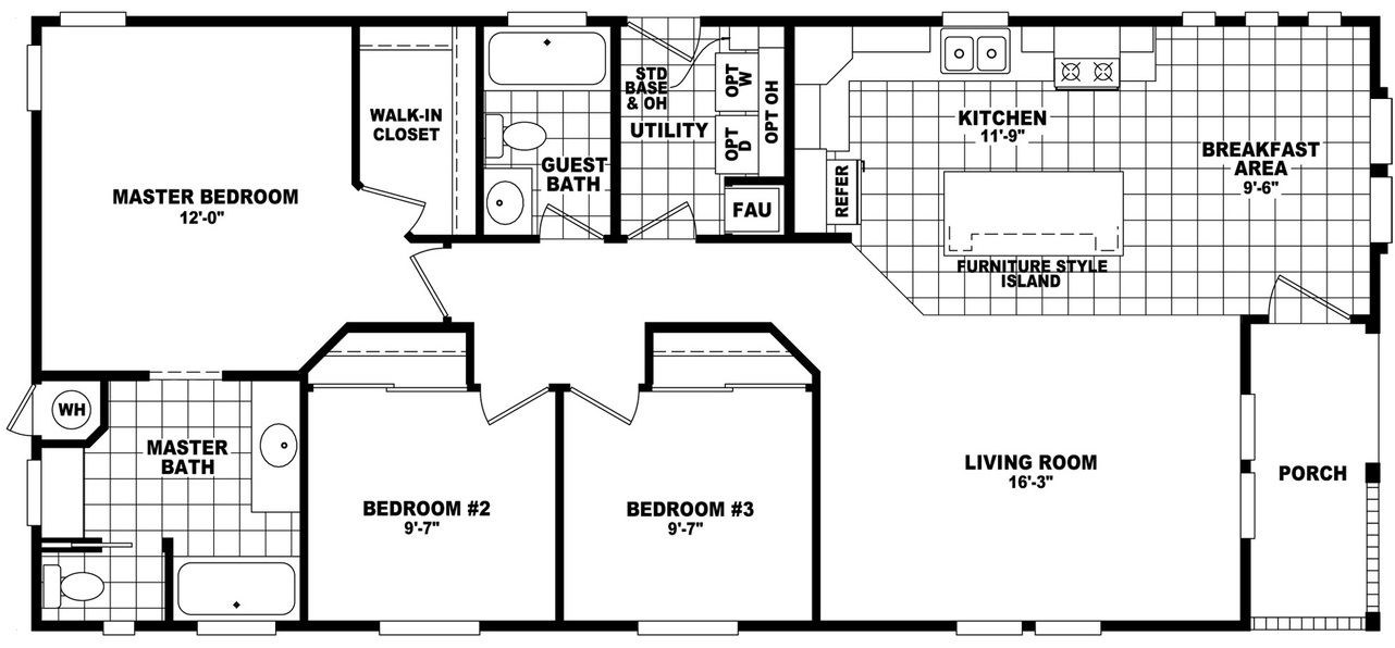 Westin Porch 24523A Floor Plan