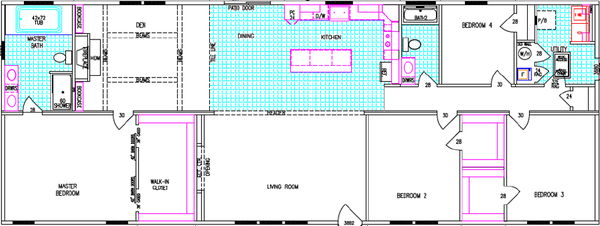 Cypress bend floor plan home features