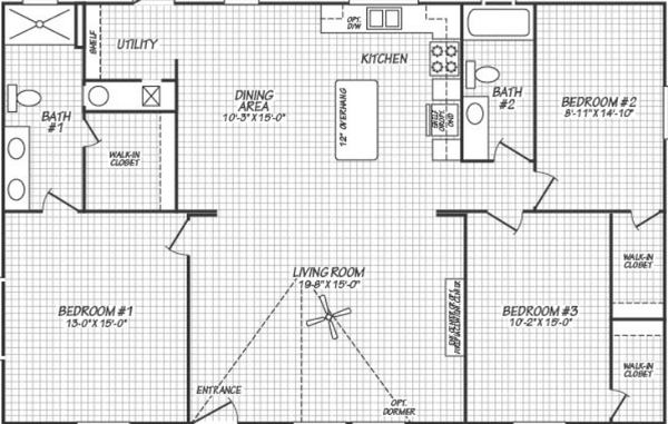 Valu premier 32483g floor plan home features