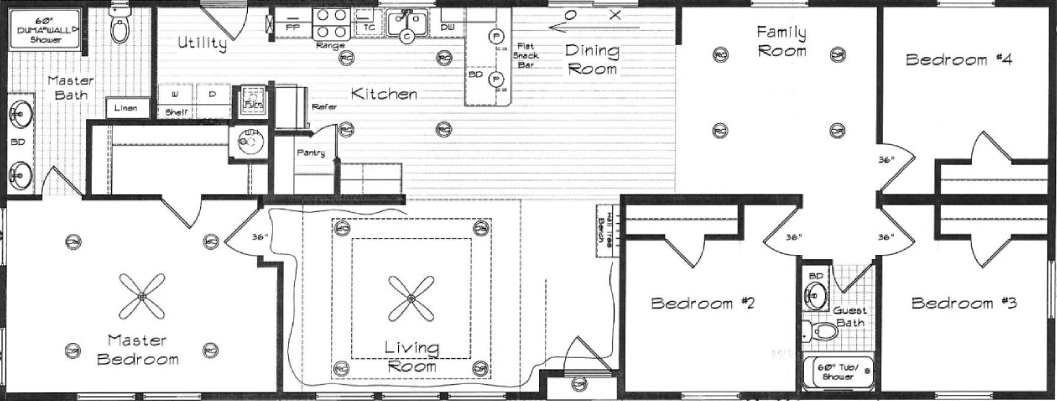 Pinehurst 2505-1 Floor Plan