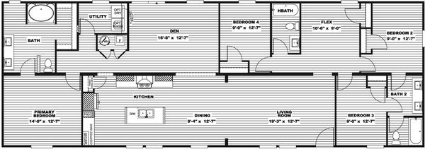 Rainier floor plan home features