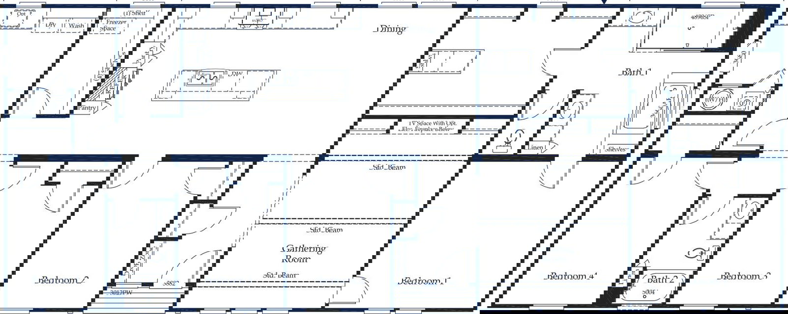 Haley floor plan home features