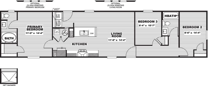 Clark floor plan home features