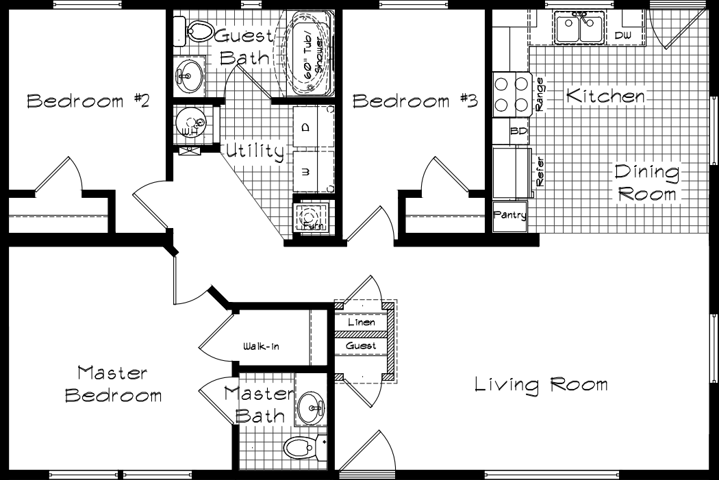 Cedar Canyon 2002 Floor Plan