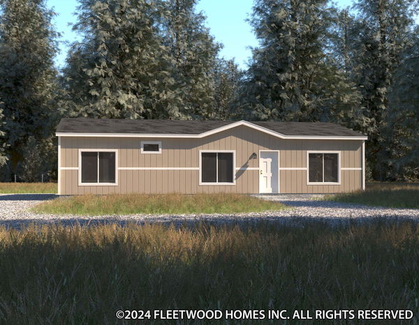 Evergreen 28483e hero, elevation, and exterior home features