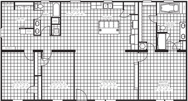 The roosevelt floor plan home features