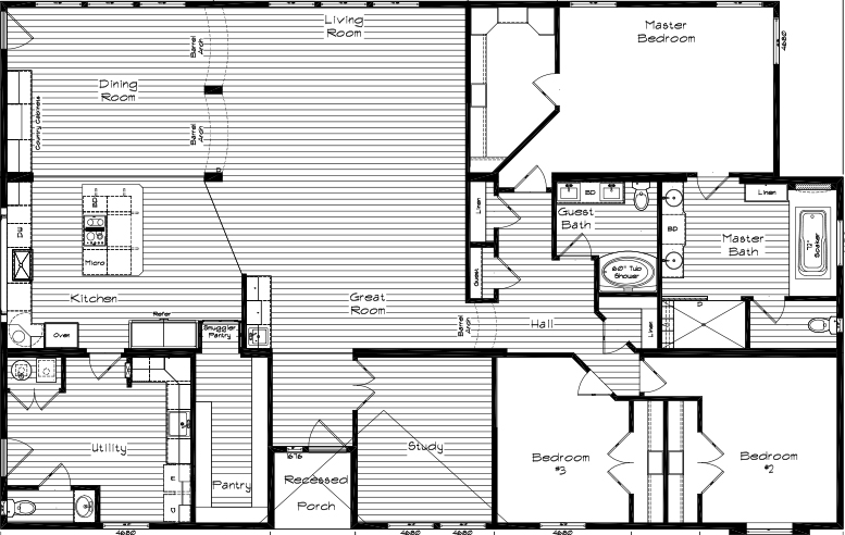 Grand Manor 6013-1C Floor Plan