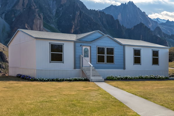 Doublewide 32×56-42b hero, elevation, and exterior home features