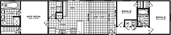 Gold spur 5616 floor plan home features