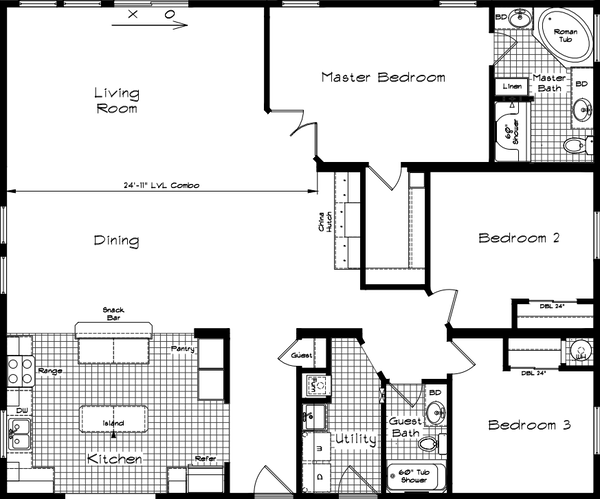 Cedar canyon 2073 floor plan home features