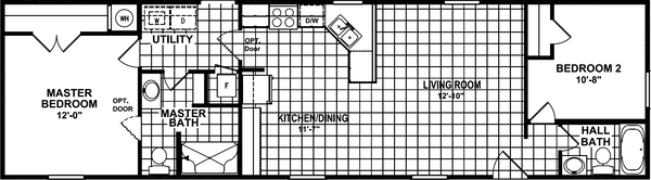 Park place 302 floor plan home features