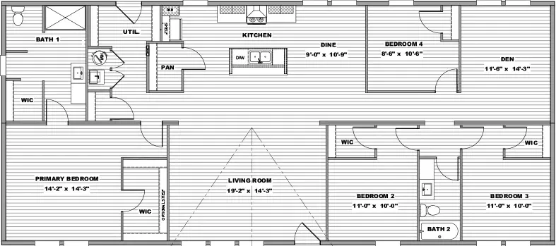 Empower floor plan home features