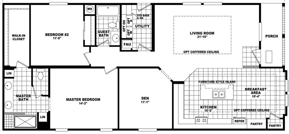 Catalina 2859E Floor Plan