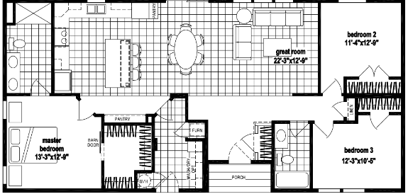 GS 9905V Floor Plan