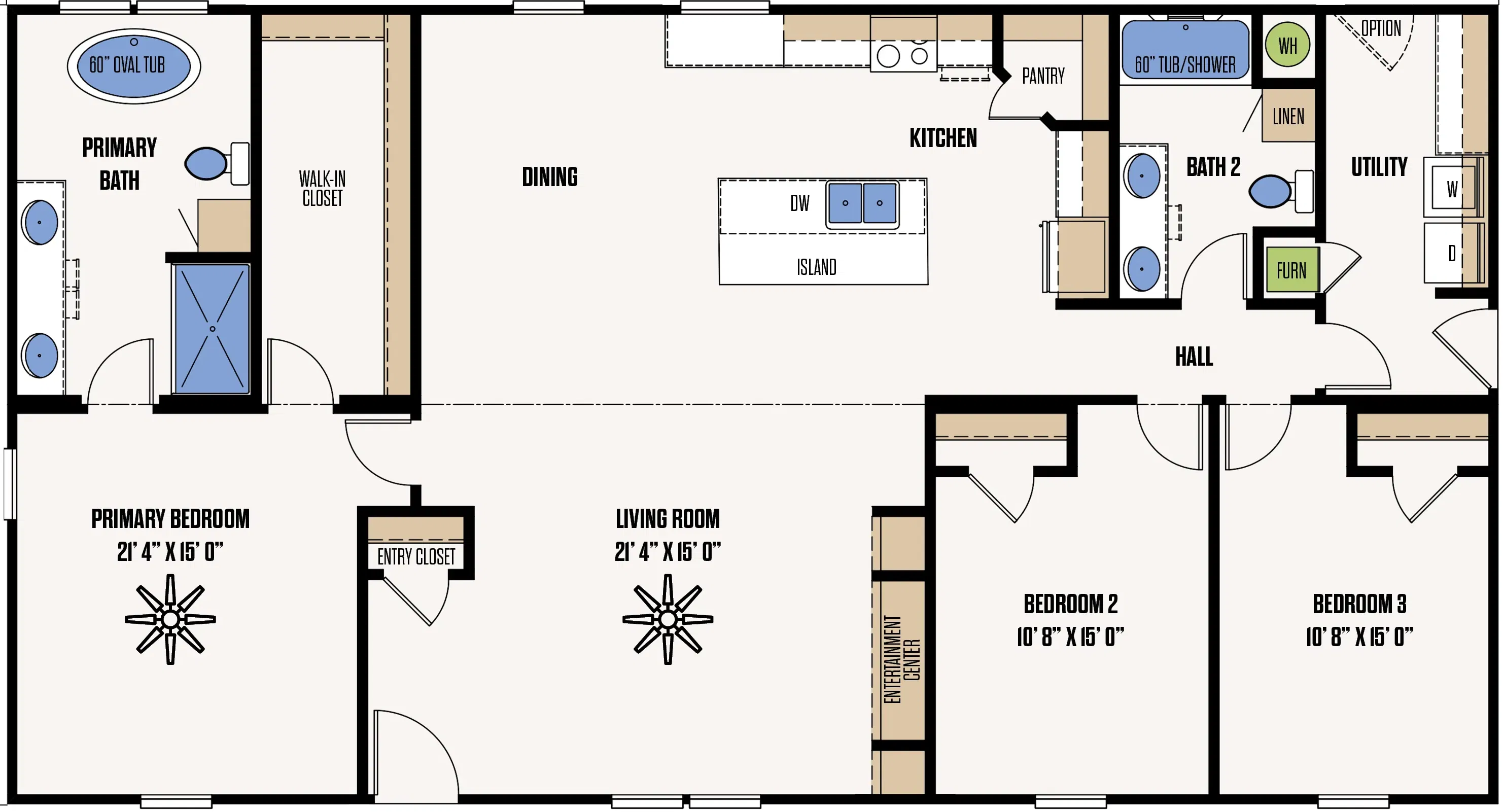 The maverick floor plan home features