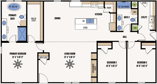 The maverick floor plan home features