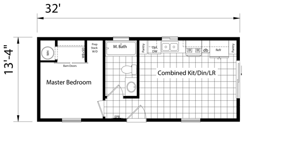 Adu 1321b floor plan home features