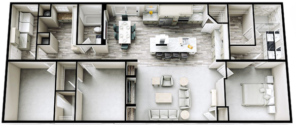 Orchid 60 floor plan home features