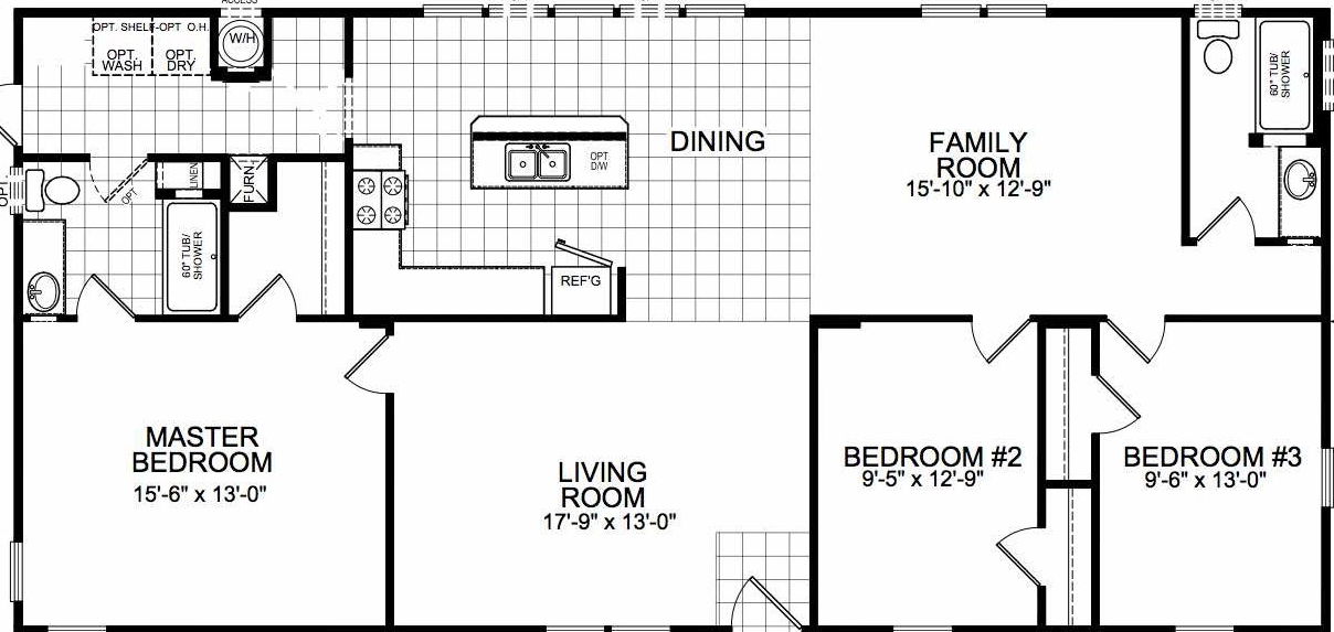 Osborne floor plan home features