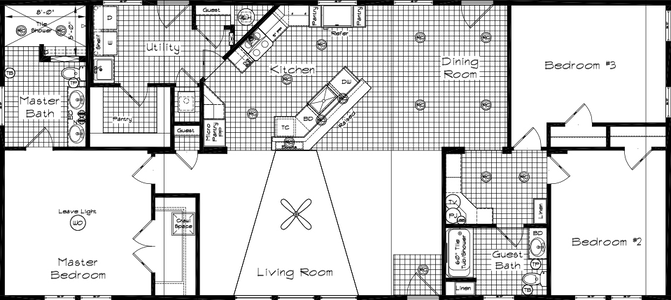 Cedar canyon 2083-v2 floor plan home features