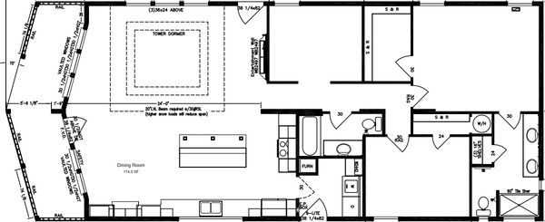 Hd metolius cabin floor plan home features