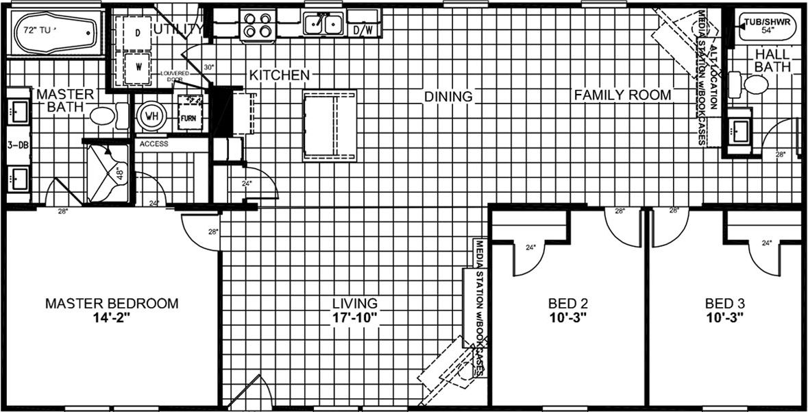 Magnificent seven 2321 floor plan home features