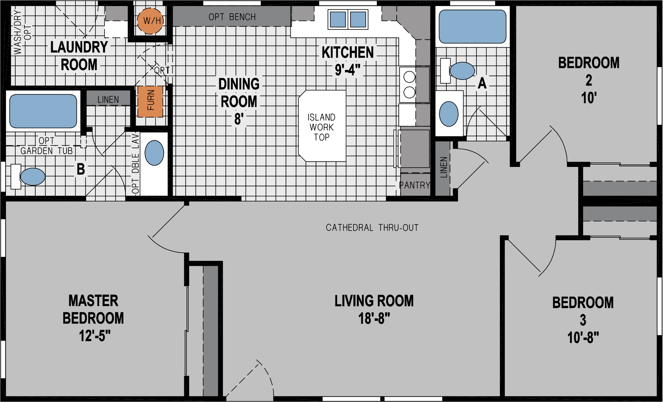 Amber Cove K770CT Floor Plan