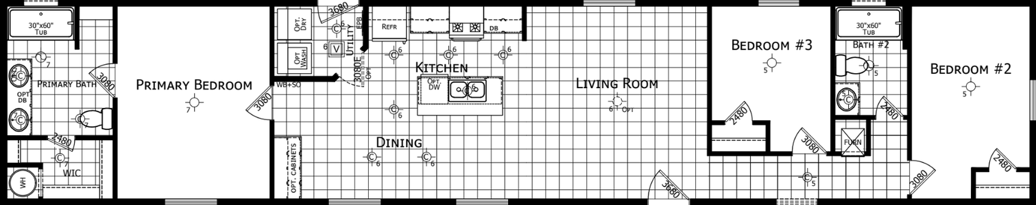 Winchester 1676h32a6h floor plan home features