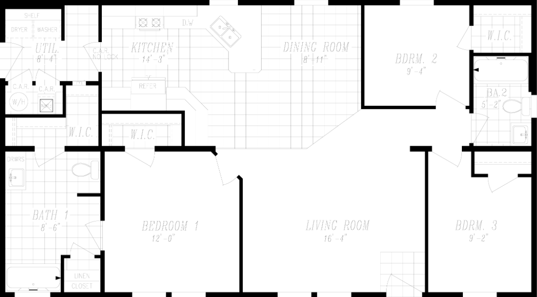 Columbia River Multi-Section 2019 Floor Plan