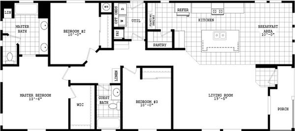 Durango porch homes 28603h floor plan home features