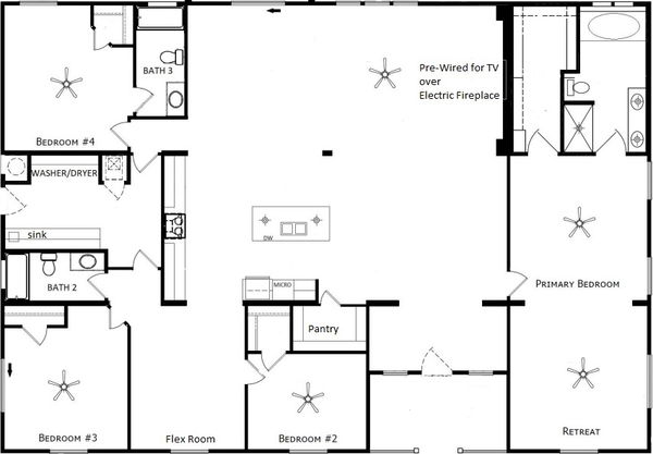 Keystone max floor plan home features
