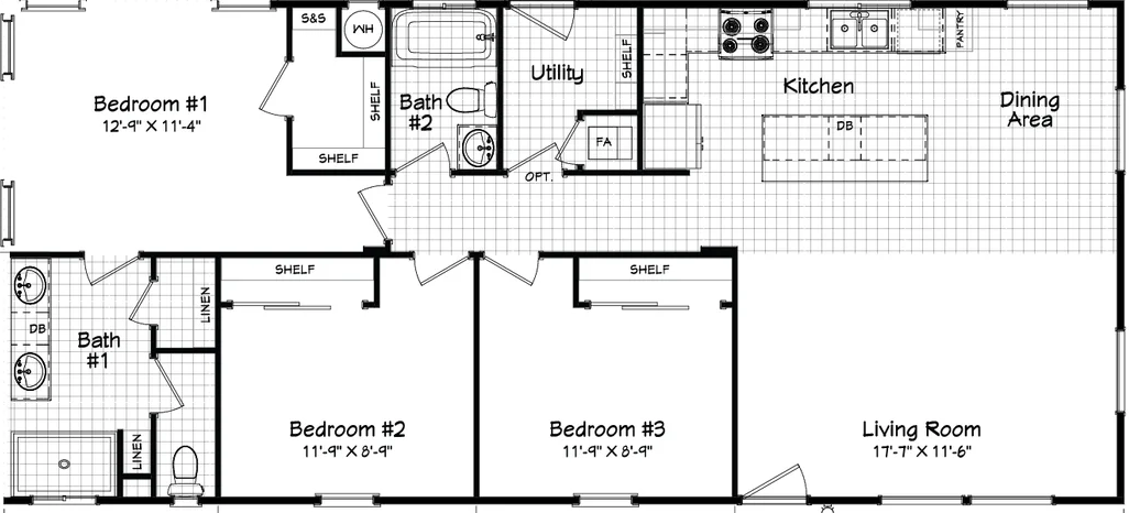 Coronado 24523L Floor Plan