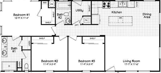 Coronado 24523l floor plan home features