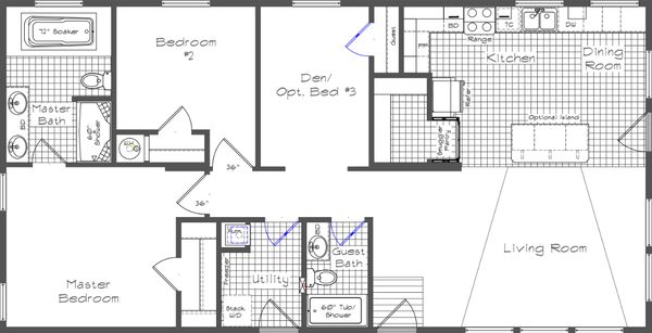 Pinehurst 2515 floor plan home features