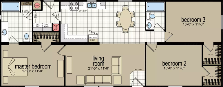 Cm-3603b floor plan cropped home features