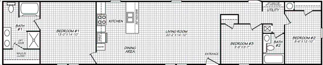 Valuhomes 16763v floor plan home features
