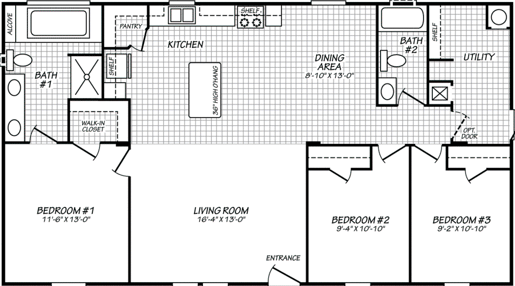 Pure homes 28483u floor plan home features