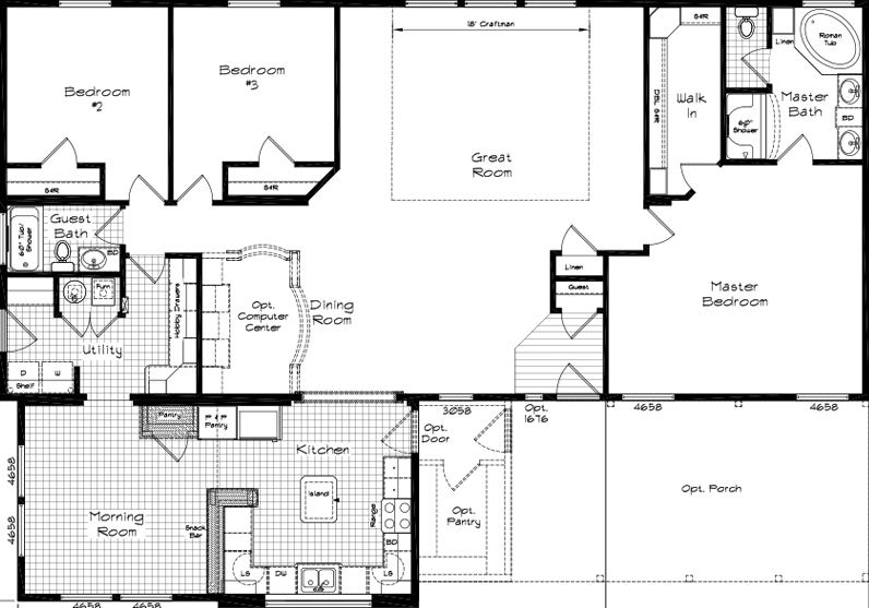 Grand Manor 6012-2 Floor Plan