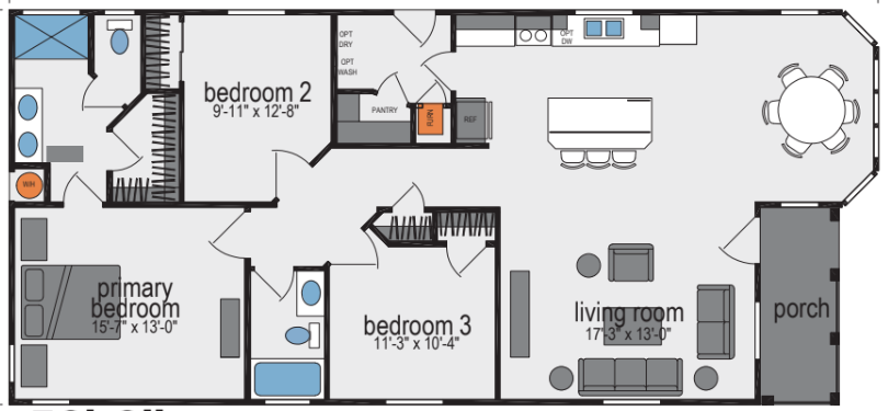 Sunset Ridge-K517H Floor Plan