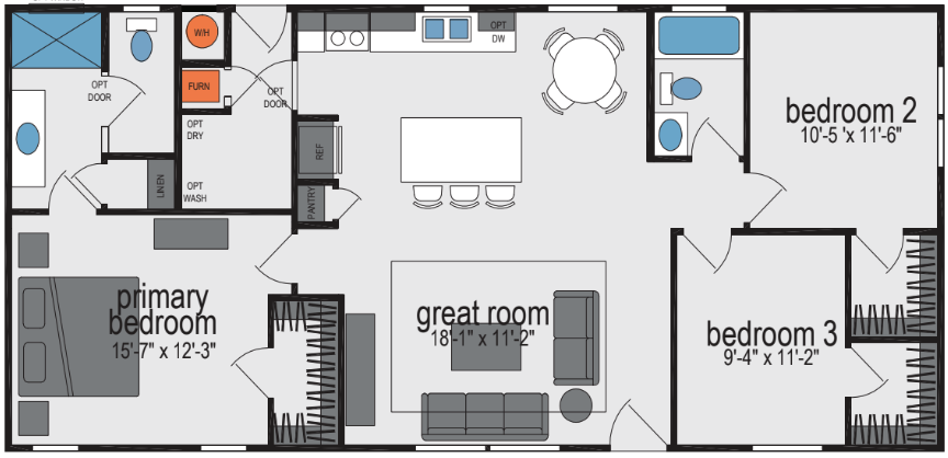 Skyliner-H100A Floor Plan